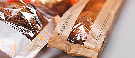 rPET packs for baked goods www.linpacpackaging.com