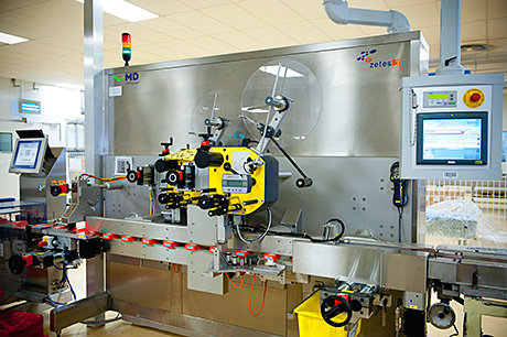 The PES integrates all packaging lines with the ERP, supporting product traceability.