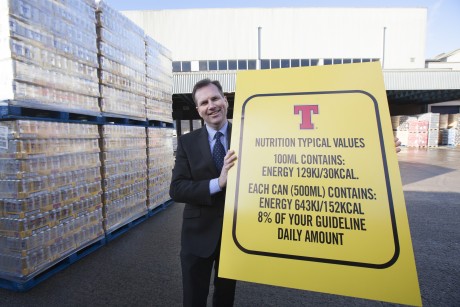 Tennent’s to provide calorie content on packaging