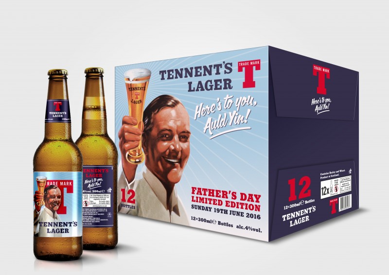 New Tennent’s packs celebrate Scottish dads