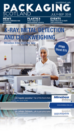 Packaging Scotland July - September 2018 front cover