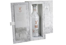 A layered approach to box design Glenfiddich Winter Storm display