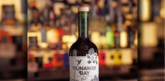 runaway bay bottle on bar