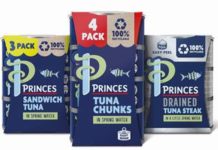 Princes to package tuna in fully recyclable packs