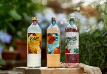 Recyclable flint glass bottle utilised for new drinks range