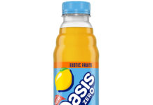 New Oasis flavour launches in recycled bottles