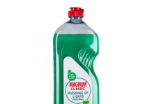 Aldi launches washing up liquid in recycled plastic packaging