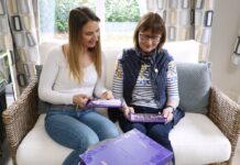 Cadbury brings back classic packs to support dementia memory activities Layla and Karen