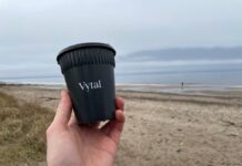 Returnable packaging scheme launches for Highland businesses Vytal reusable cup at Highland beach