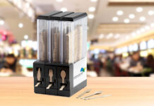 Best in class: disposable wooden cutlery dispensers pass college test Celebration Packaging Cardiff College
