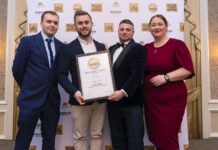 McLaren Packaging congratulates brand ambassador winner at whisky awards Kevin Pigott with his World Whiskies Awards Ireland award