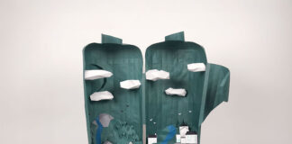 James Cropper and artist Nathan Ward teamed up to craft a fusion of art and material innovation titled Message in a Wrap.