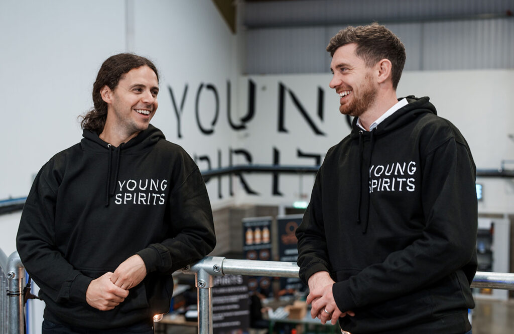 L-R: Young Spirits founders Alex Harrison and John Ferguson
