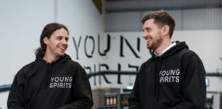 L-R: Young Spirits founders Alex Harrison and John Ferguson