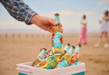 Embossed bottles help new cider drink to stand out Thatchers Cider Juicy Apple