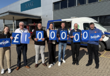 Xaar celebrates fundraising milestone for charity partner Xaar team celebrate charity milestone