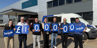 Xaar team celebrate charity milestone