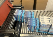 Packaging machinery production line