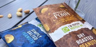 Peanuts in recyclable wrapper