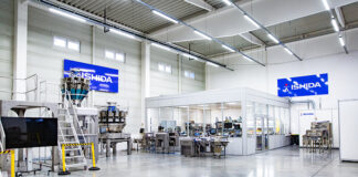 Demo area in Ishida facility