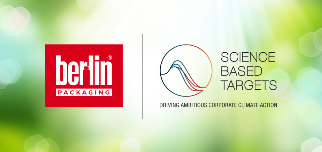 Berlin Packaging and Science Based Targets initiative logos