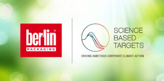 Berlin Packaging and Science Based Targets initiative logos
