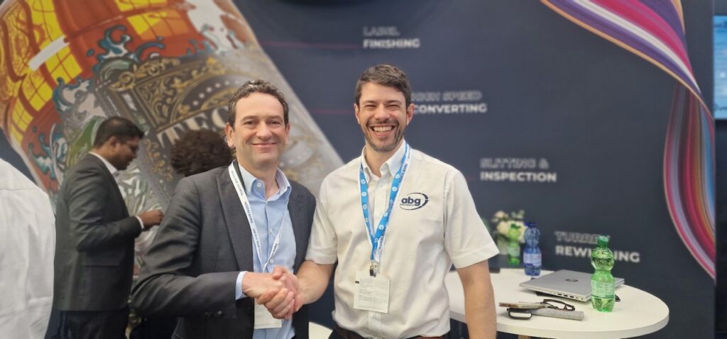 L-R: Isidore Leiser, Owner, Stratus Packaging Europe and Matt Burton, Global Sales Director, ABG