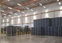 Pallets in Tosca's German factory