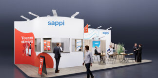 Sappi Europe exhibition stand