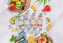 Mixer bottles with new labels