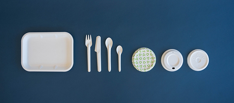 Dry moulded fibre products