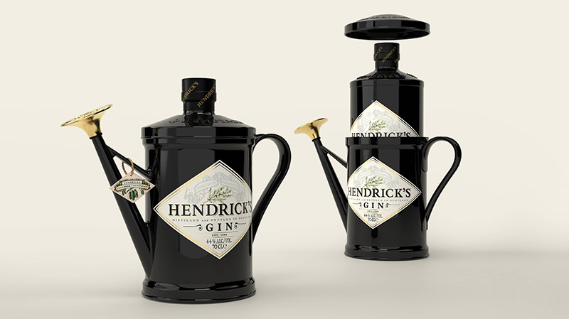 Hendrick’s Gin watering can design