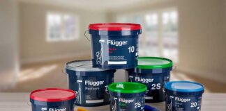 Paint container with 50% PCR plastic