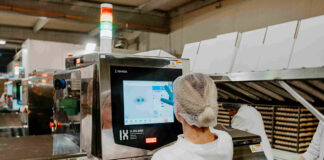 Operator at X-ray inspection machine