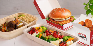 Takeaway food packaging