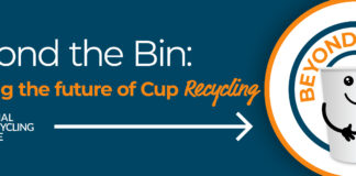 National Cup Recycling Scheme campaign banner