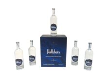 Transport box for glass water bottles