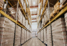 Prism eLogistics secures HMRC Duty Suspense Authorisation Warehouse with packed shelves
