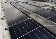 Solar panels on Mettler-Toledo factory