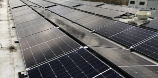 Solar panels on Mettler-Toledo factory