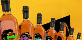 Johnnie Walker whisky bottles