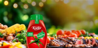 Ketchup with lightweight closure