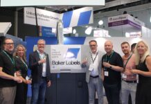 Baker Labels team at Labelexpo