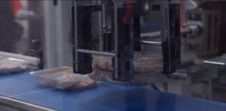 Poultry packing gripper