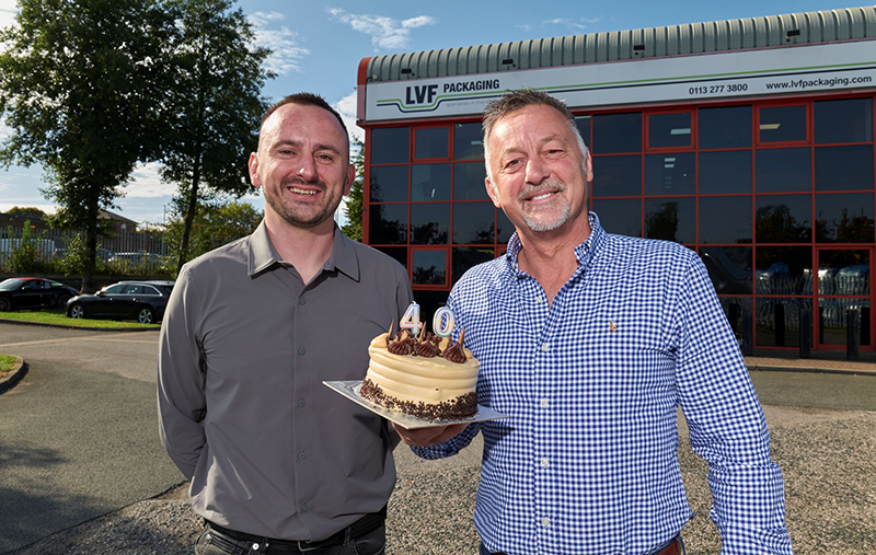 LVF Packaging's Daniel Coates and father, Nigel