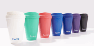 Colourful coffee cups