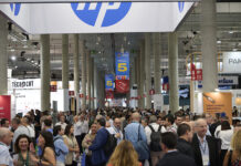 Organisers hail success of record-breaking Labelexpo Europe 2025 Labelexpo Europe show floor