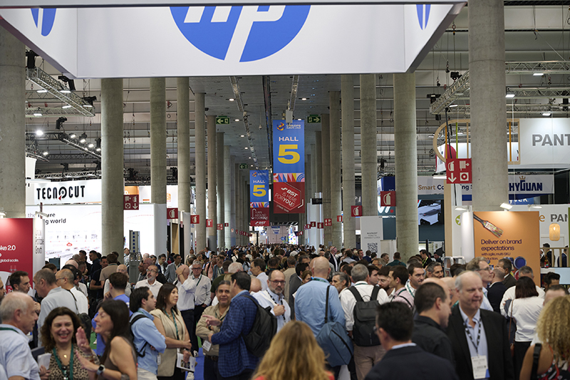 Labelexpo Europe show floor