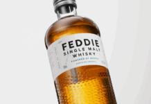 Edinburgh studio helps Nordic distillery to make waves Recycled glass whisky bottle
