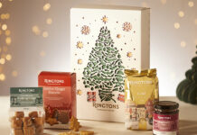 Festive gift packaging